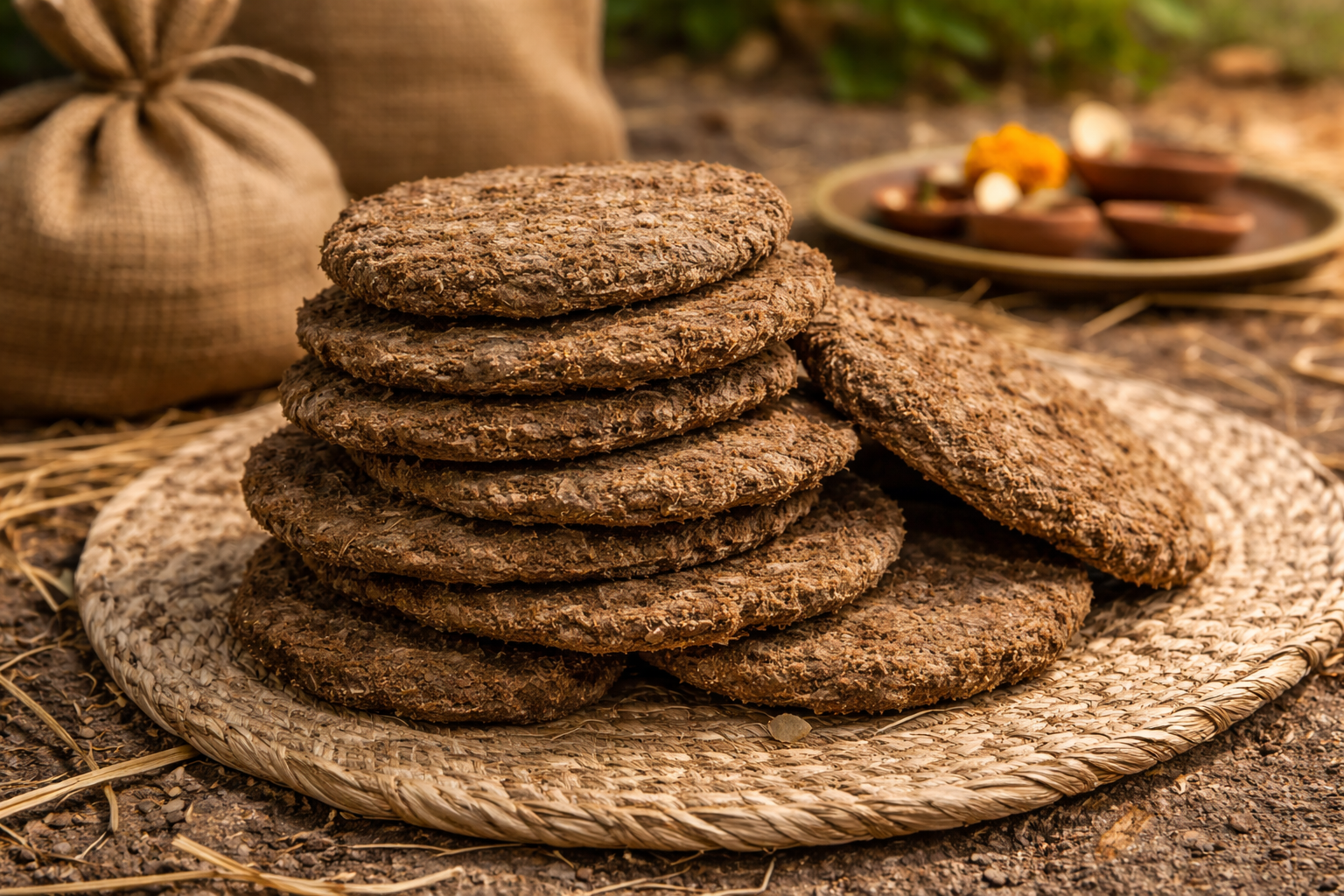 Cow Dung Cake